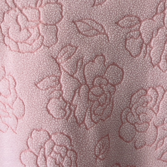 Oscar de la Renta Pajamas 2 Piece Set Pink Sz M Vintage Fleece Lounge Floral. - Picture 2 of 13